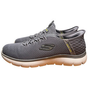 Skechers Slip-Ins Summits High Range Men's Size 9 Charcoal Hands Free Shoes